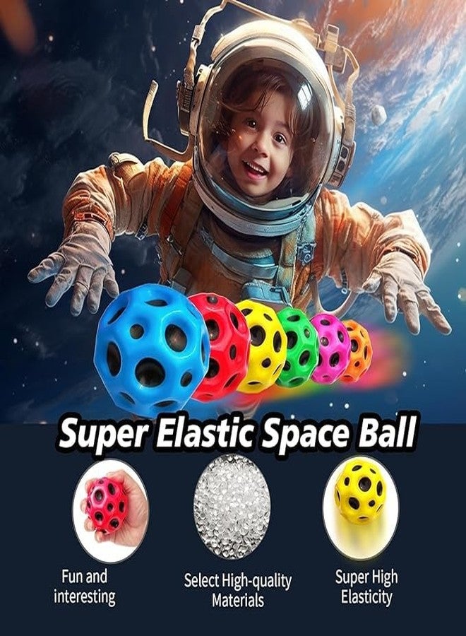 Bitrexup Space Ball Extreme High Bouncing Ball,Rubber Bounce Ball Sensory Ball,Children's Sensory Ball, Athlete Training Ball erfect for Active Play and Outdoor Games (Multi-Colour) (2) - Image 5